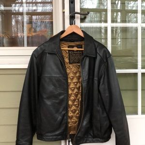 ANDREW MARC MEN’S LEATHER JACKET